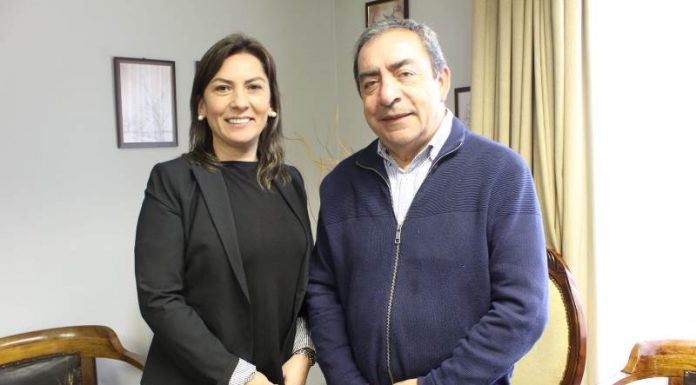 Reunión con alcalde Rolando Mitre