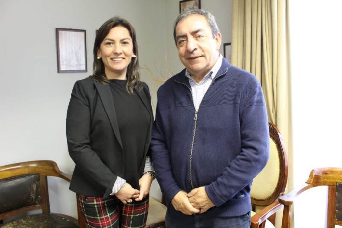 Reunión con alcalde Rolando Mitre