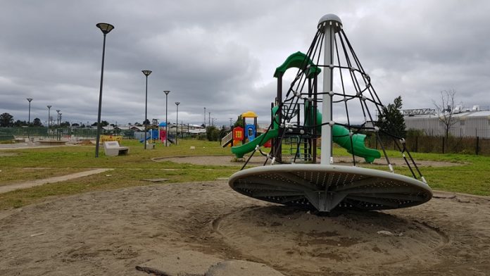 destrozos parque urbano catrico