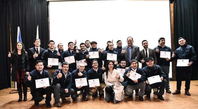 101 hombres y 34 mujeres de la Región de Los Ríos fueron certificados en Paillaco