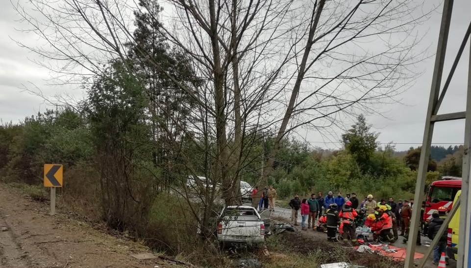 Cuatro personas resultaron lesionadas tras choque de camioneta contra ...