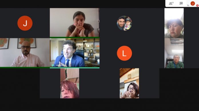 Audiencia con Diputado Ilabaca