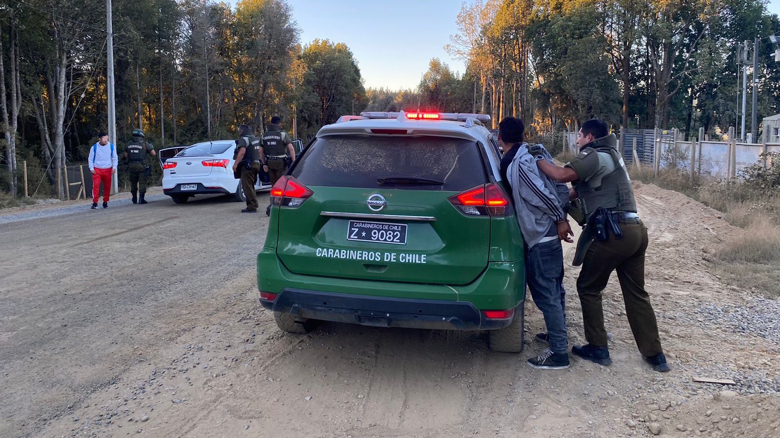 Carabineros detuvo a dos sujetos que intimidaron a conductor para ...