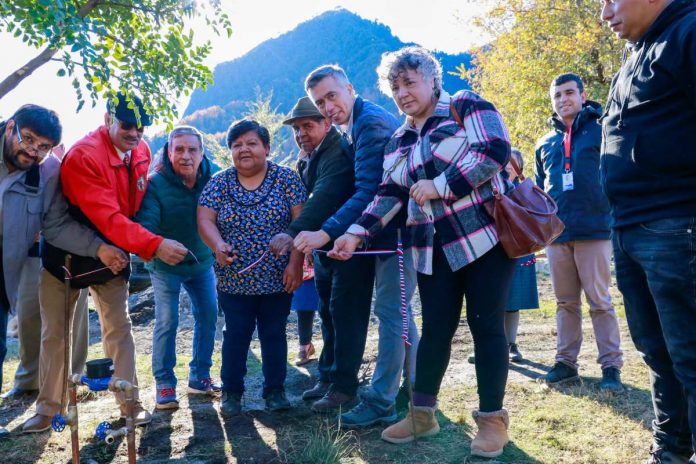 Inauguraron ampliación del APR de Coñaripe en la comunidad El Roble 2