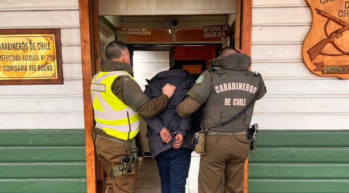 Carabineros detiene a sujeto con amplio prontuario tras robo en oficina ...